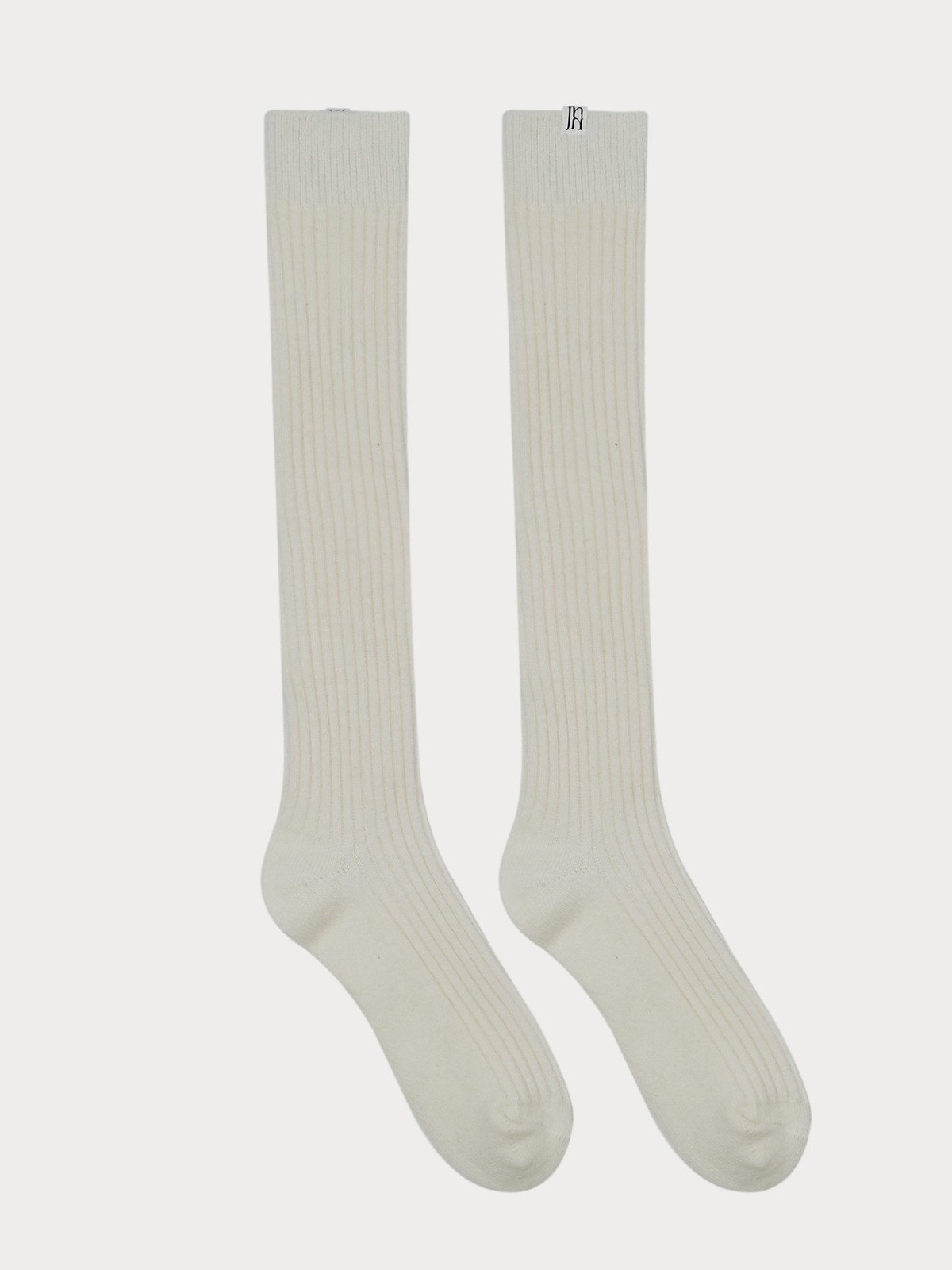 010 Cashmere Knee Knit Socks (Ivory)